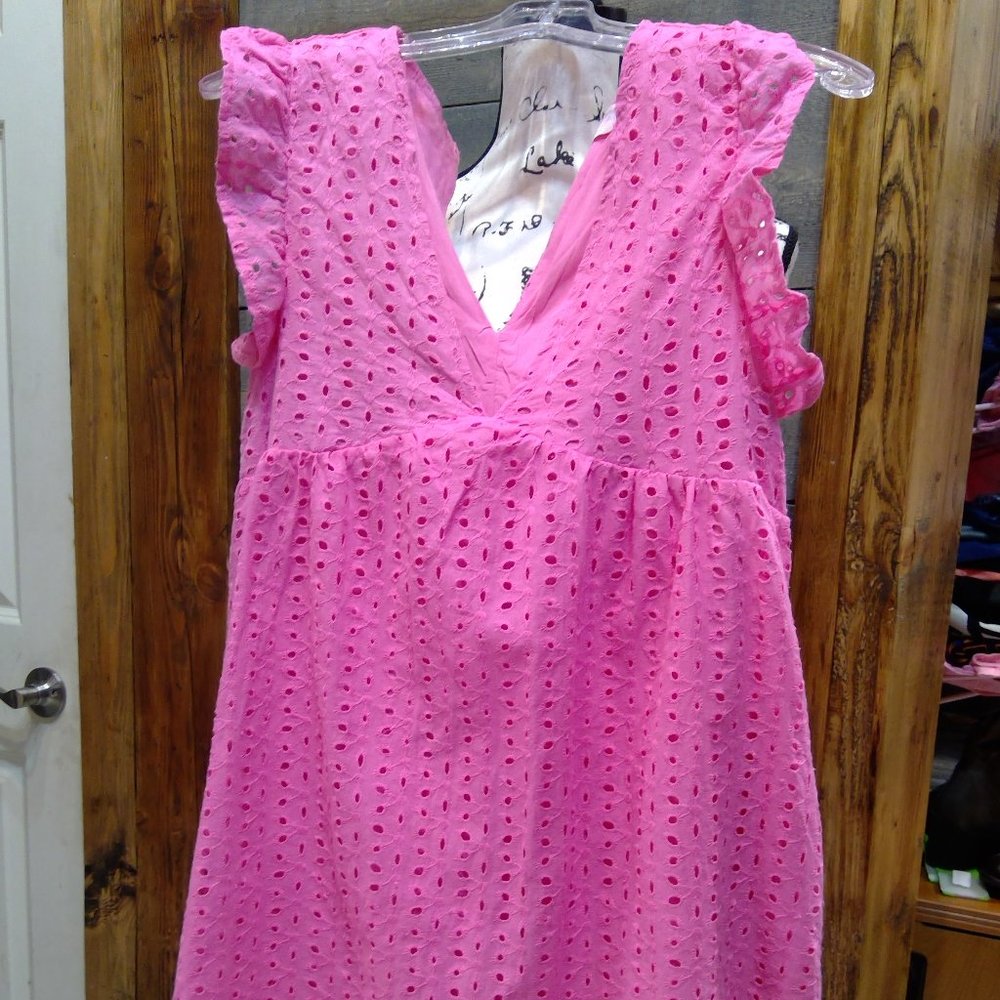 Pink Lily Women's Pink Romper Medium